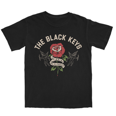 The Black Keys No Rain, No Flowers Black Tee (Pre-Order)