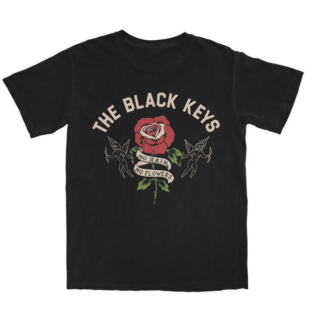 The Black Keys No Rain, No Flowers Black Tee (Pre-Order)