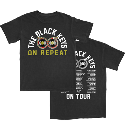 Black NRNF On Repeat Tour Tee