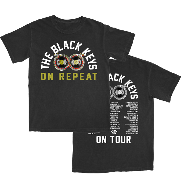 Black NRNF On Repeat Tour Tee