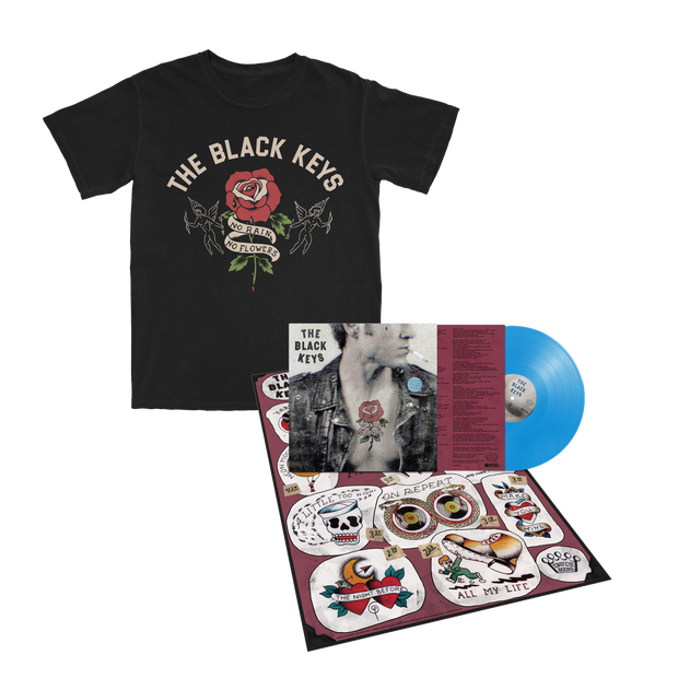 No Rain, No Flowers - Sky Blue Vinyl and Tee Collection (Pre-Order)