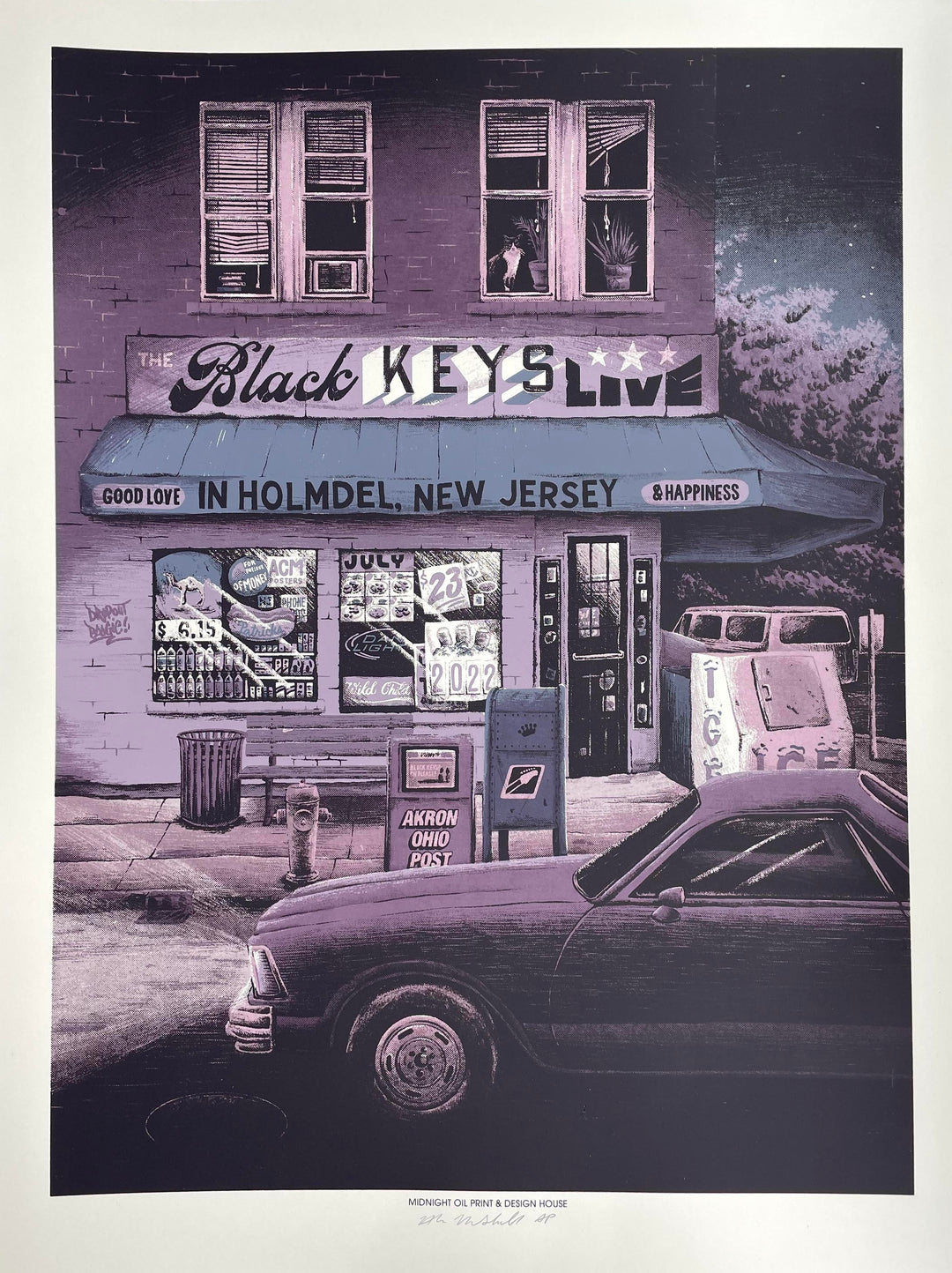 Holmdel Event Poster 7/23/22 – The Black Keys