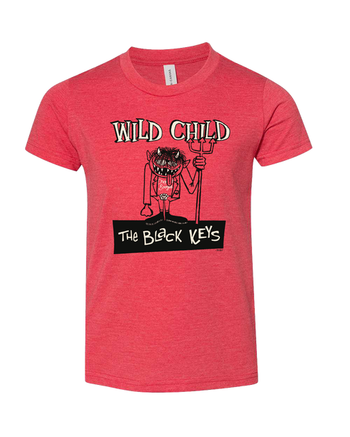 Youth Red Wild Child Tee The Black Keys